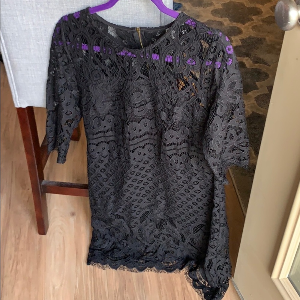 Von Maur (Taylor) black, lace cocktail dress!